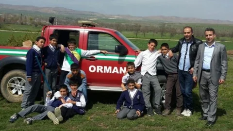 Uzuntarla Köyü'nde Orman Oluşturuldu