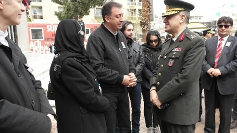 Kore Gazisi Uğurlandı Salihli'de