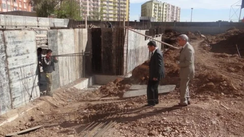 Kızıltepe'de Yeni İmam Hatip Lisesi İnşaatı