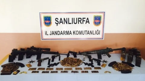 Şanlıurfa'da Silah Operasyonu