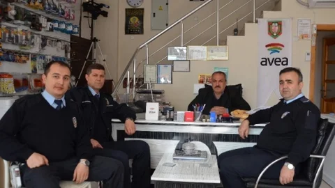 Kargı'da Emekli Polislere Ziyaret Yapıldı