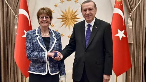 Cumhurbaşkanı Erdoğan Brasseur'ü Kabul Etti