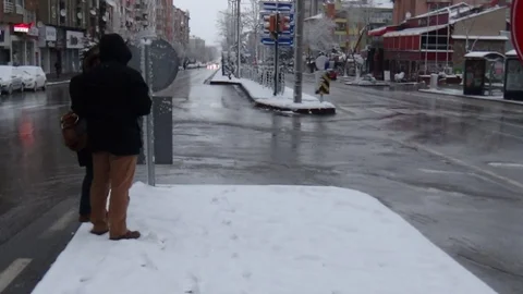 Kütahya'ya Kar Yağdı