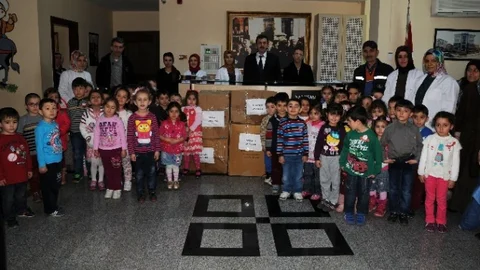 Pursaklar'da Öğrencilerden Örnek Davranış