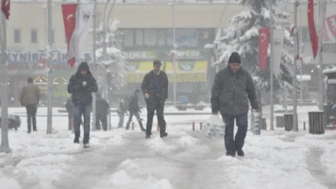Bolu'da Kar Yağışı Etkili Oldu