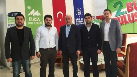 Mudanya'dan Bursa Kent Konseyi'ne Ziyaret