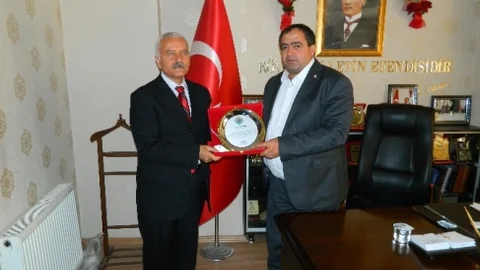 Defterdar Aykaş'tan Başkan Koçak'a Veda Ziyareti