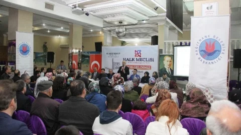 Kağıthane'de Halk Meclisi Toplantısı