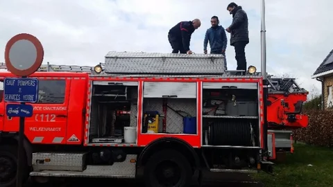 Kozlu'da İtfaiye Araçları Temin Edildi