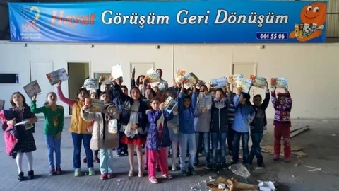 İlkadım’da Miniklerin Geri Dönüşüm Gezisi