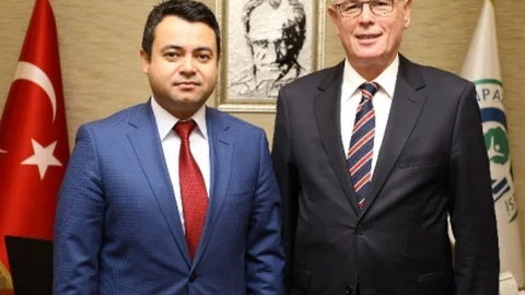 Başkan Kurt Seyitgazi Kaymakamı ile Buluştu