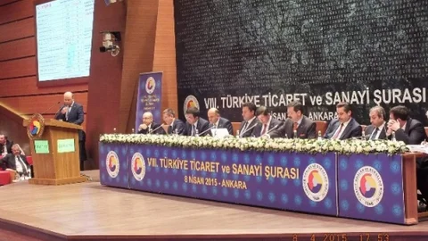 Kırşehir TSO Başkanı Ticaret Şurasında Konuştu