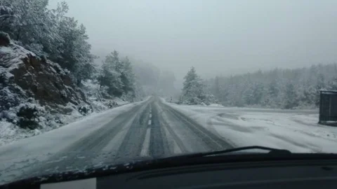 Aydın'da Nisan Kar Yağışı