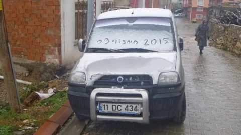 Bilecik'te Kar Yağışı Etkili Oldu