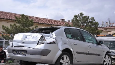 Nevşehir'de Başkanın Takla Attığı Araç Kazası