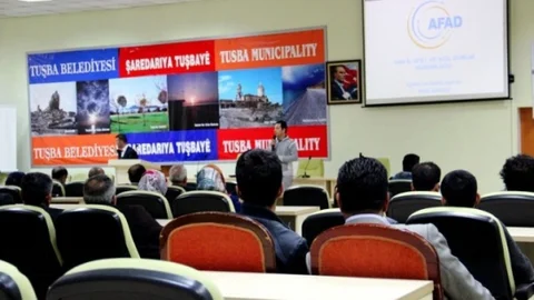 Tuşba'da Deprem ve Yangın Eğitimi