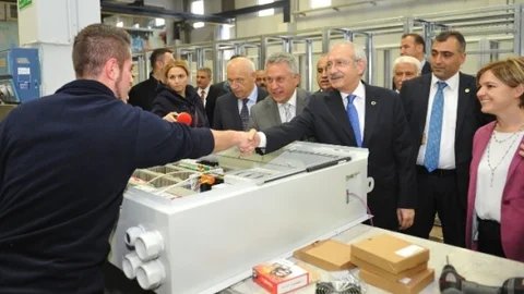 Kemal Kılıçdaroğlu OSTİM'de İncelemelerde Bulundu