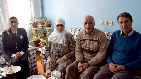 Sarıkamış'ta Emekli Polislere Ziyaret
