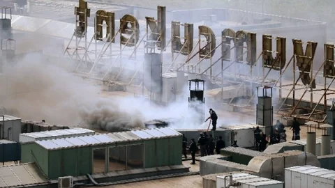 Kuyumcukent'te Yangın Çıktı