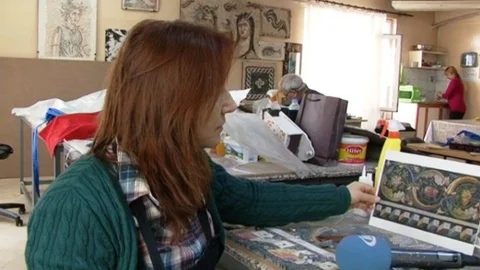 Gaziantep'te Kadınlar Sanat Eğitimi Alıyor