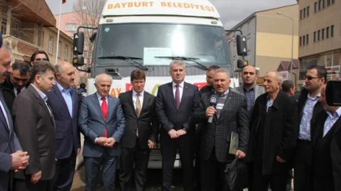 Bayburt'tan Suriye'ye Yardım TIR'ı Gönderildi