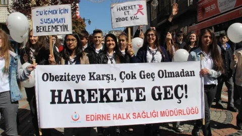 Edirne'de Güvenilir Gıda Yürüyüşü