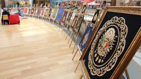 Naht Sanatı Sergisi Malatya'da Açıldı