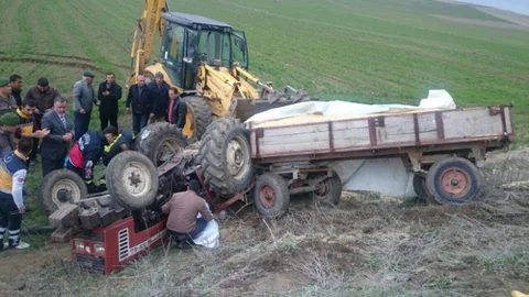 Yozgat'ta Traktör Kazası: Çiftçi Ağır Yaralandı