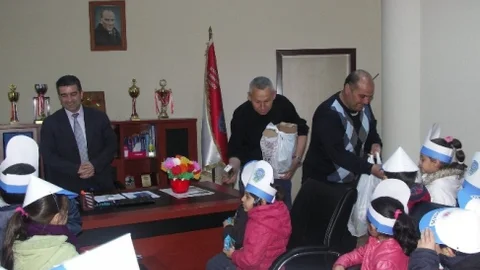 Kulu'da Anaokulu Öğrencilerinden Polise Ziyaret