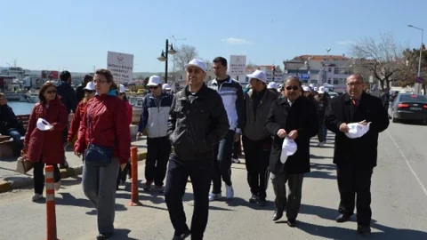 Gelibolu'da Sağlıklı Yaşam Yürüyüşü