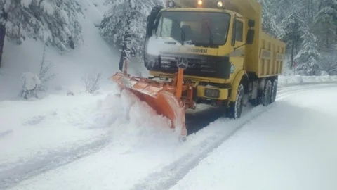 Eskişehir'de Karla Mücadele Devam Ediyor