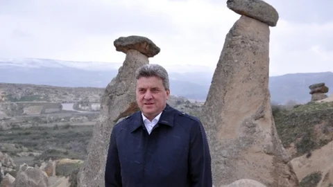 Makedonya Cumhurbaşkanı İvanov Kapadokya'da