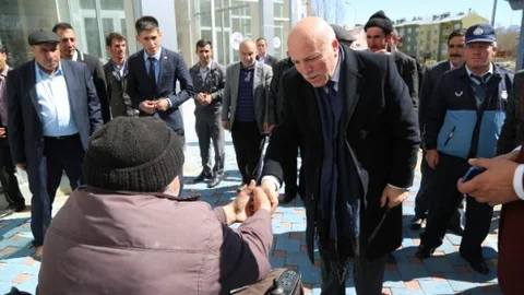 Erzurum Narman'da Muhtarlar Toplandı