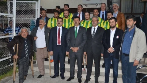 Eyyübiye'de Ampute Futbol Maçı