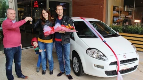 Malatya'da Çekilişle Araç Kazandı