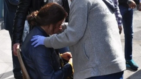 Taksim'de Lüks Araç Kazası