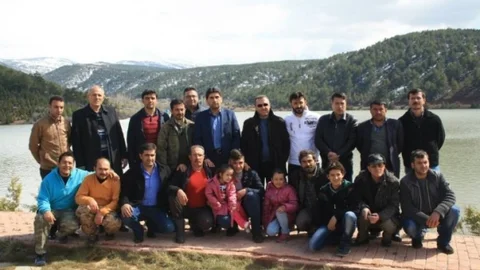 Derbent'te Çocuklara Olta Takımı Verildi