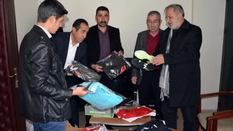 Bitlis'te Spor Kulübüne Destek