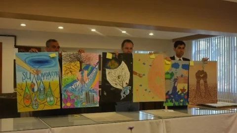 Yunusemre'de Resim Yarışması Heyecanı