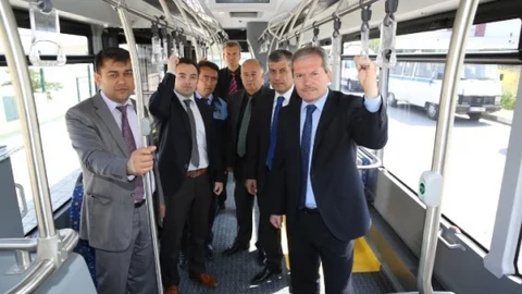 Manisa'da Yeni Toplu Taşıma Araçları
