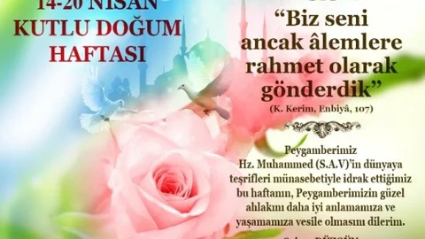 Kayseri'de Kutlu Doğum Haftası Mesajı