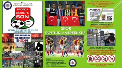 Manisa'da Sporda Şiddetle Mücadele Broşürü