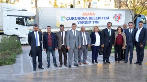 Çukurova'dan Türkmenlere Yardım Tırı Yola Çıktı