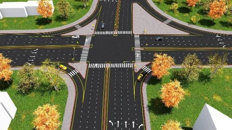 Denizli'de Adalet Kavşağı Düzenlemesi