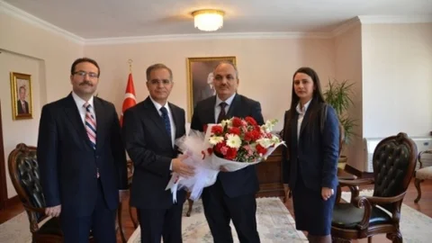 Kilis'te Vali Tapsız'a Ziyaret