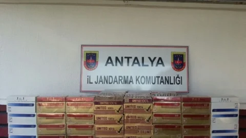 Manavgat'ta Kaçak Sigara Ele Geçirildi