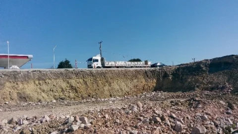 Çanakkale'de Yol Çöktü