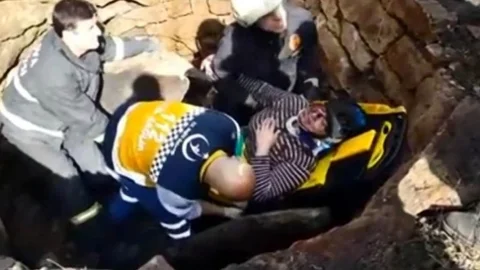 Yalova'da Yaşlı Kadın Kuyuya Düştü