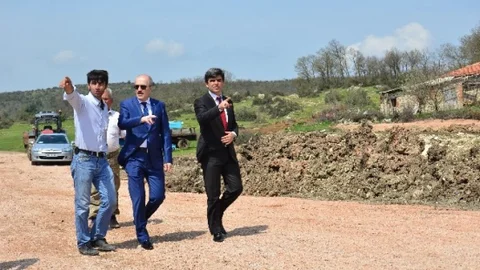 Altıeylül'de Yol Çalışmaları İncelendi