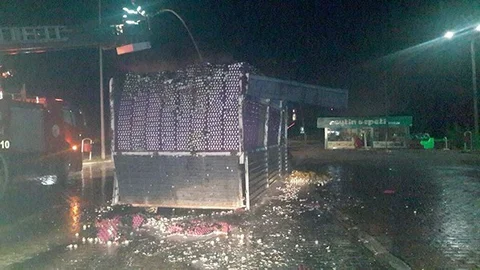 Bilecik'te TIR Yangını Yaşandı